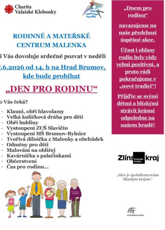 7.6. Den pro rodinu na hradě Brumov